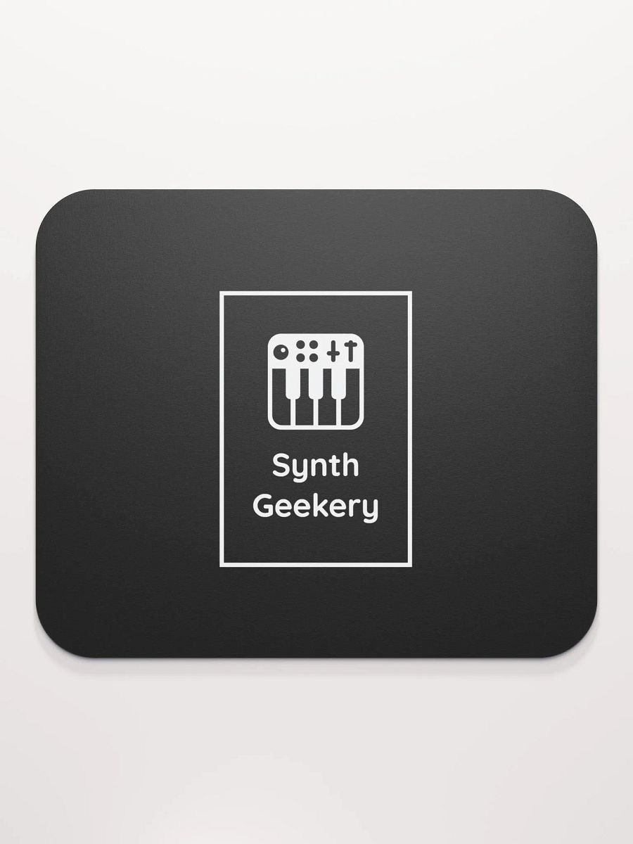 Synth Geekery Mouse Mat - Black product image (2)