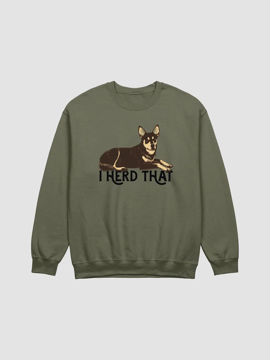 I Herd That Sweatshirt | Funny Australian Kelpie (Brown) Shirt for Herding Dog Owners product image (13)