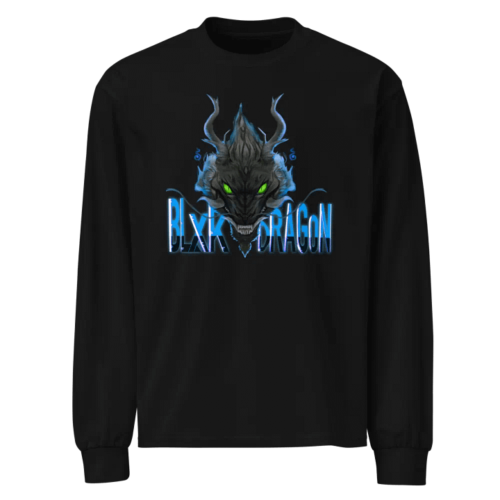 blxkdragons OG Blue flame sweatshirt (front design provided by sister salice) product image (1)