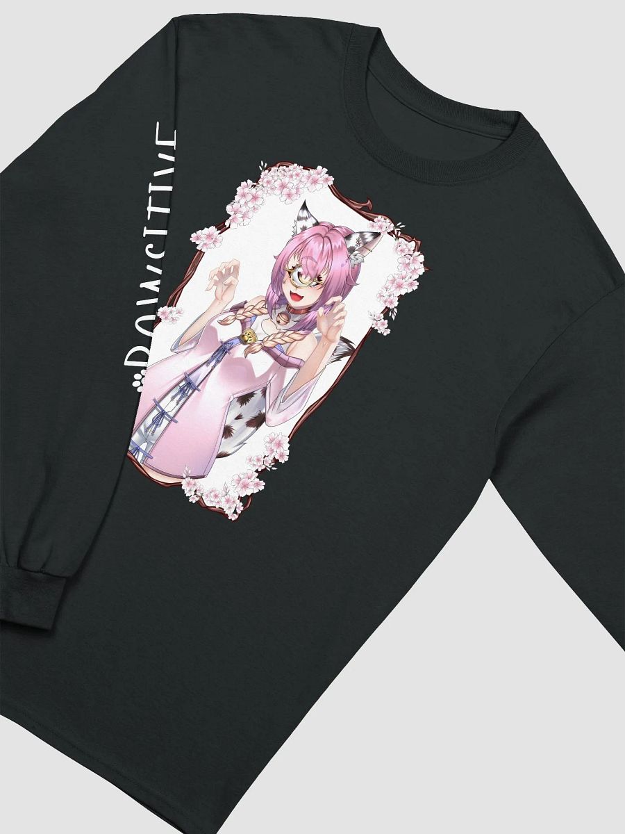 Long Sleeve Tee: Pawsitive Vibes Only product image (10)