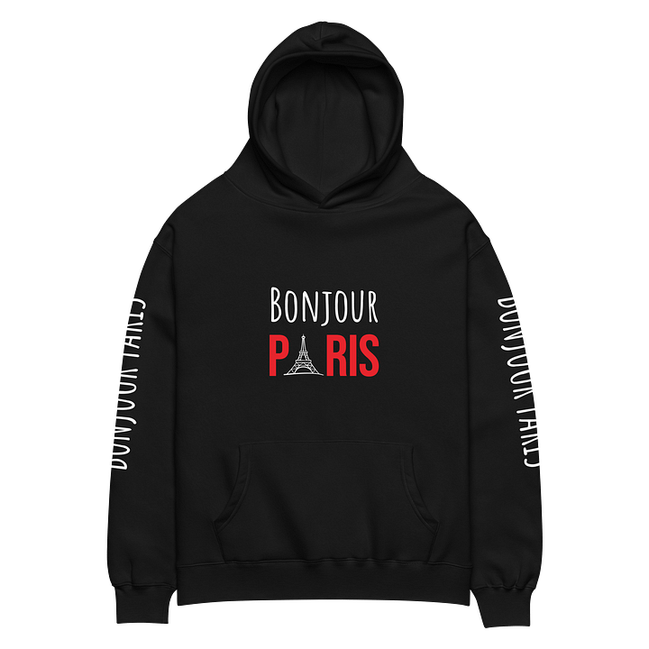 Bonjour Paris Hoodie – Effortless Style with a Parisian Edge product image (4)