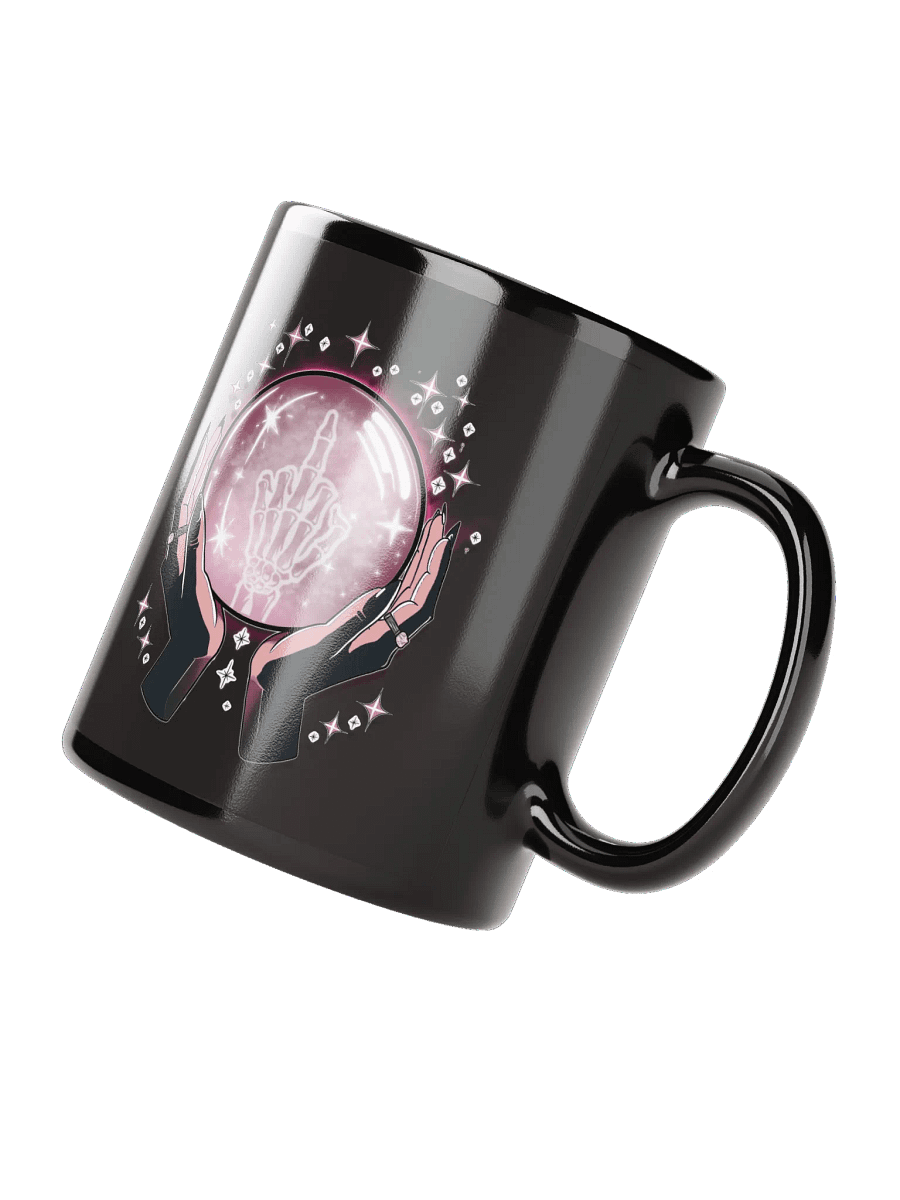 Crystal Visions Black Ceramic Mug - UNCENSORED product image (2)
