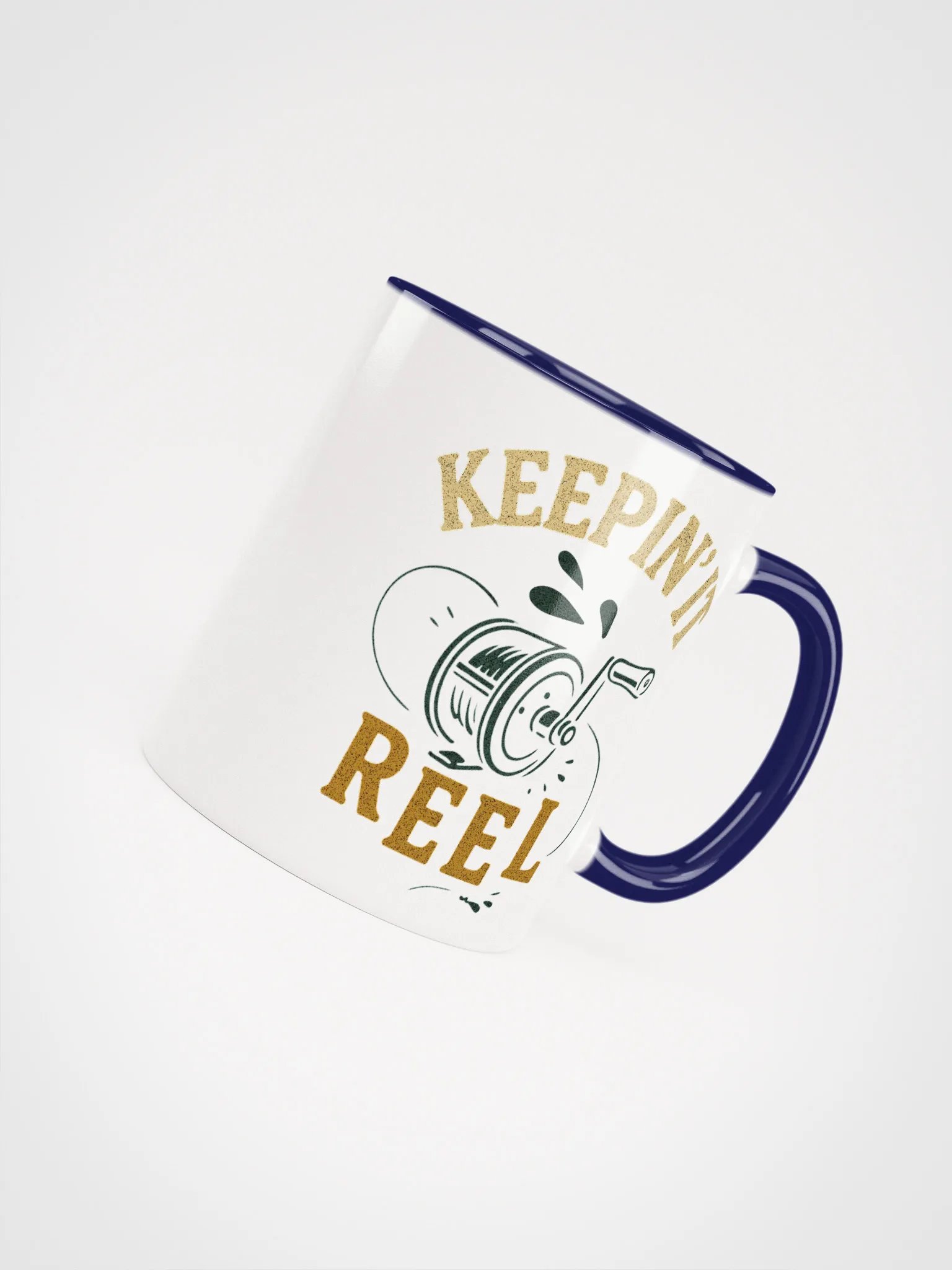 Keepin' It Reel Coffee Mug – Funny Vintage Fishing Gift product image (48)