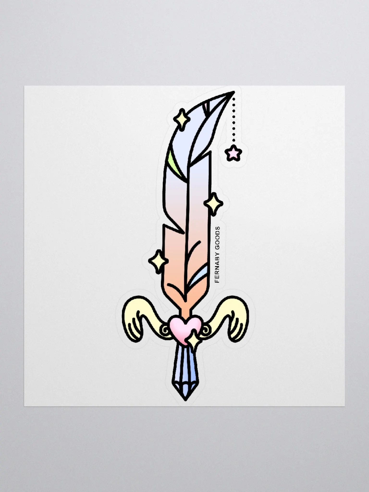 Pastel Fae Feather Sword product image (3)