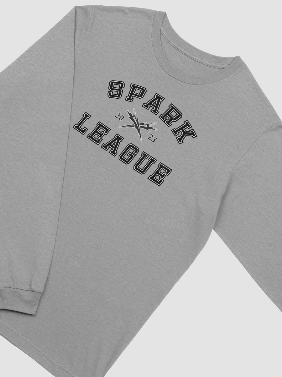 University Long Sleeve Tee - Black Font product image (3)