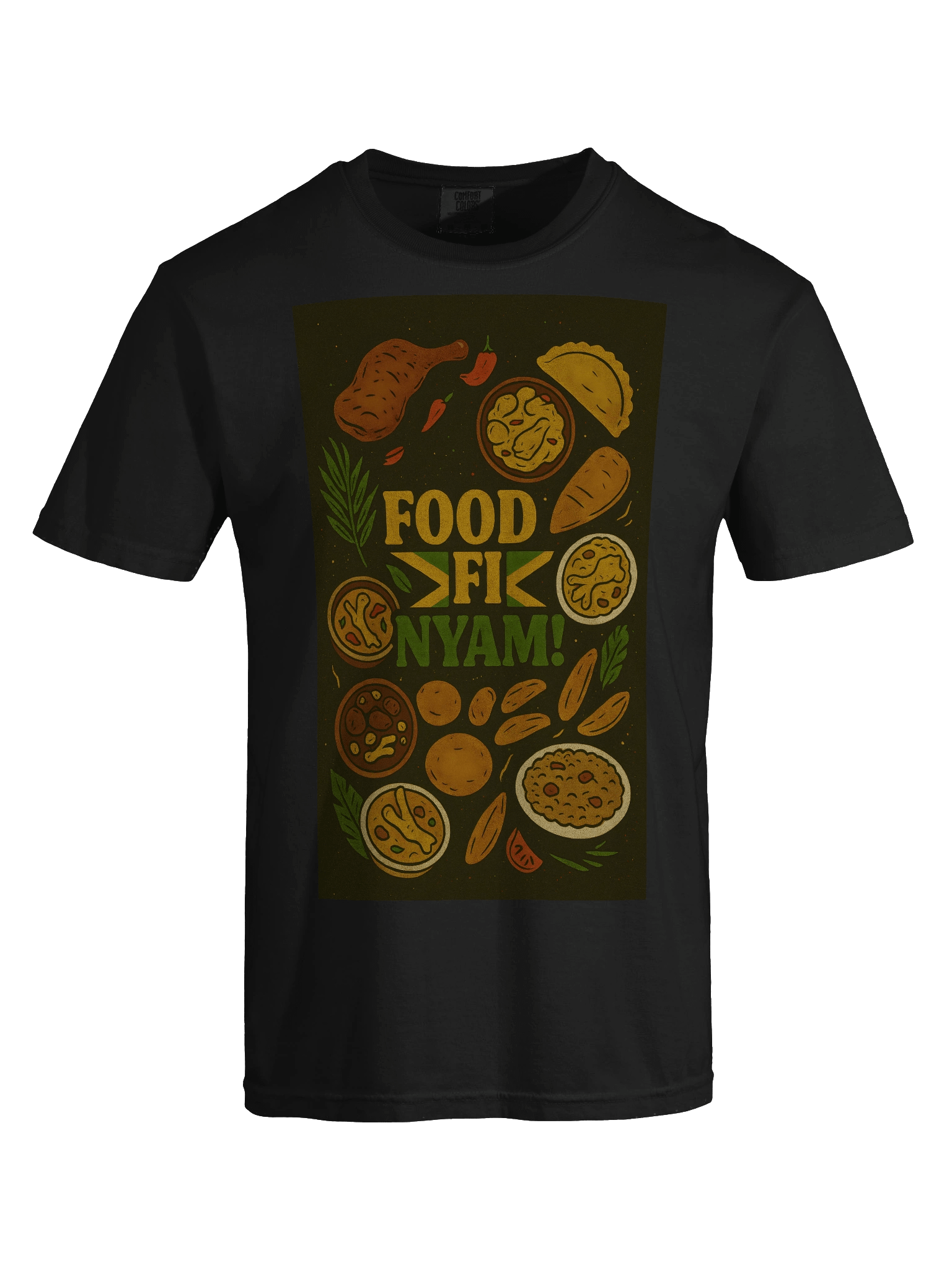 Food Fi Nyam! Illustrated T-Shirt product image (60)