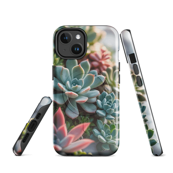 Succulent Serenade iPhone® MagSafe® Tough Case. product image (2)