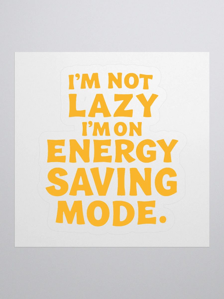 Energy Saving Mode Sticker Set product image (2)