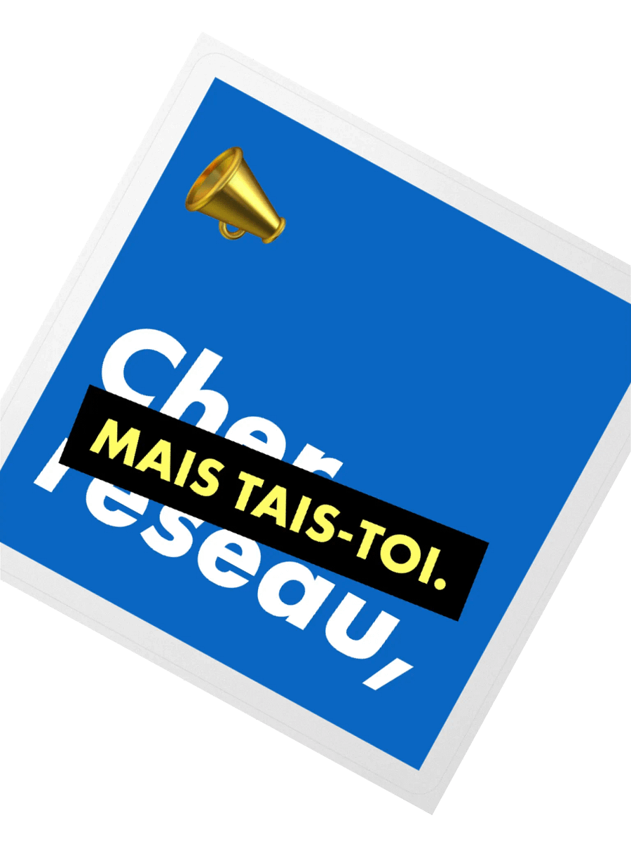 Cher réseau • Dear Network Corpo blue edition sticker product image (2)
