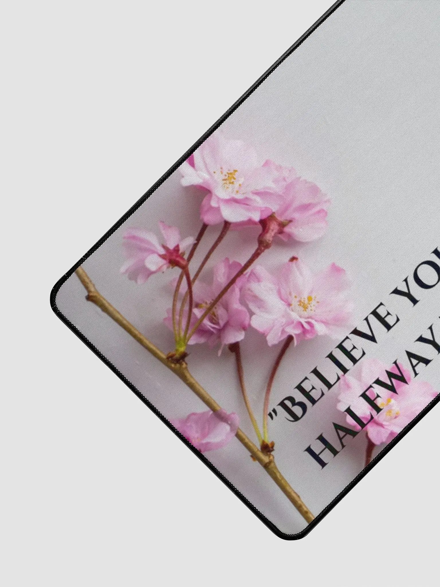 Believe Cherry Blossom Desk Mat product image (3)