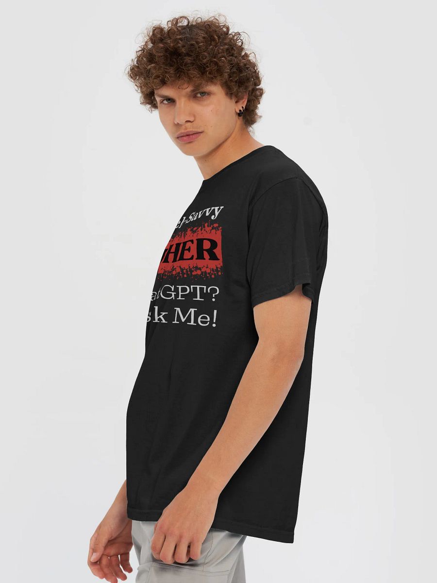 The Tech-Savvy Teacher, Ask Me Comfort Colors T-shirt product image (3)