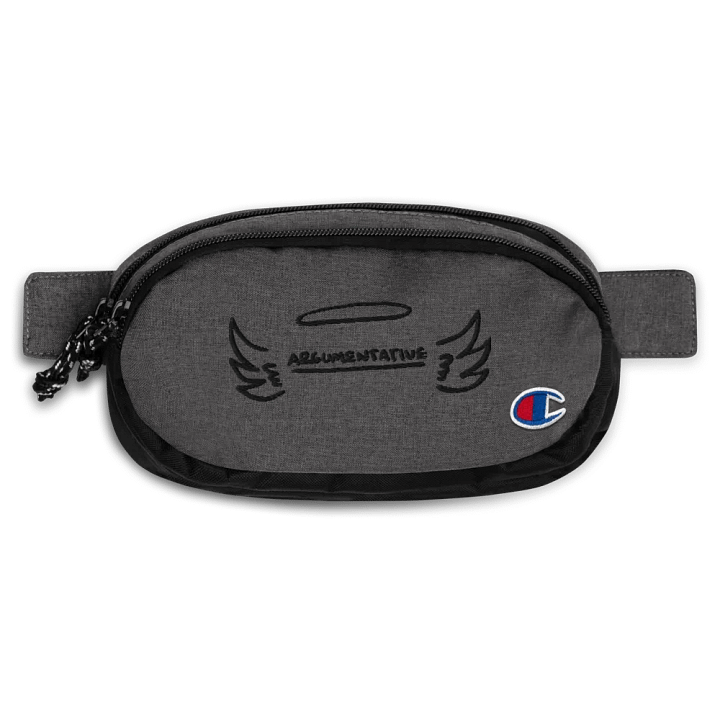 ANGELIC (black thread) champion fanny pack product image (1)