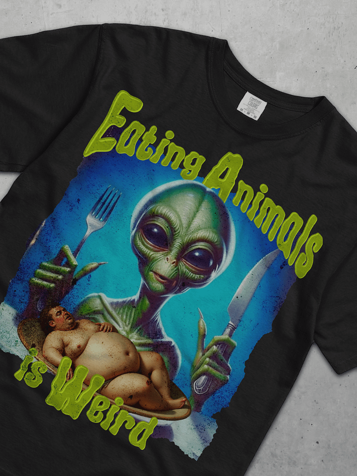 Eating Animals Is Weird Tee product image (8)