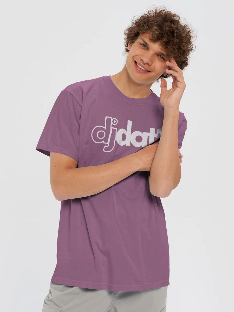 [DJDAT1] Adult Heavyweight Signature Logo Tee (white logo) product image (5)
