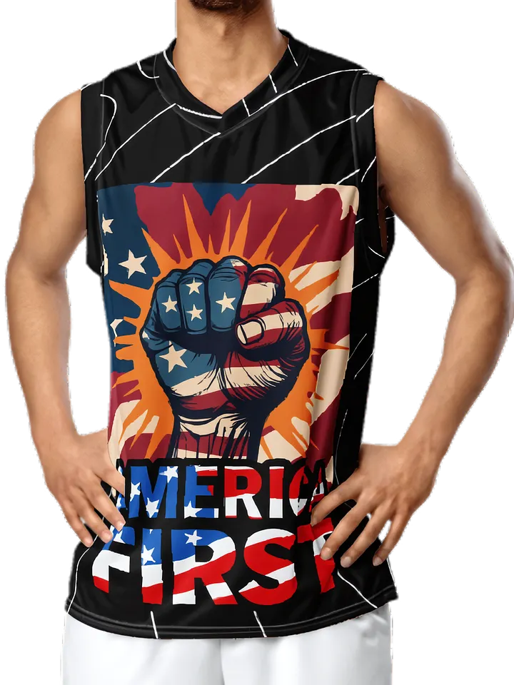 Basketball Jersey: America First product image (1)