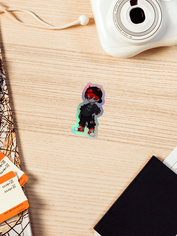 Limited Edition Holographic Sticker - Chibi Streetwear product image (2)
