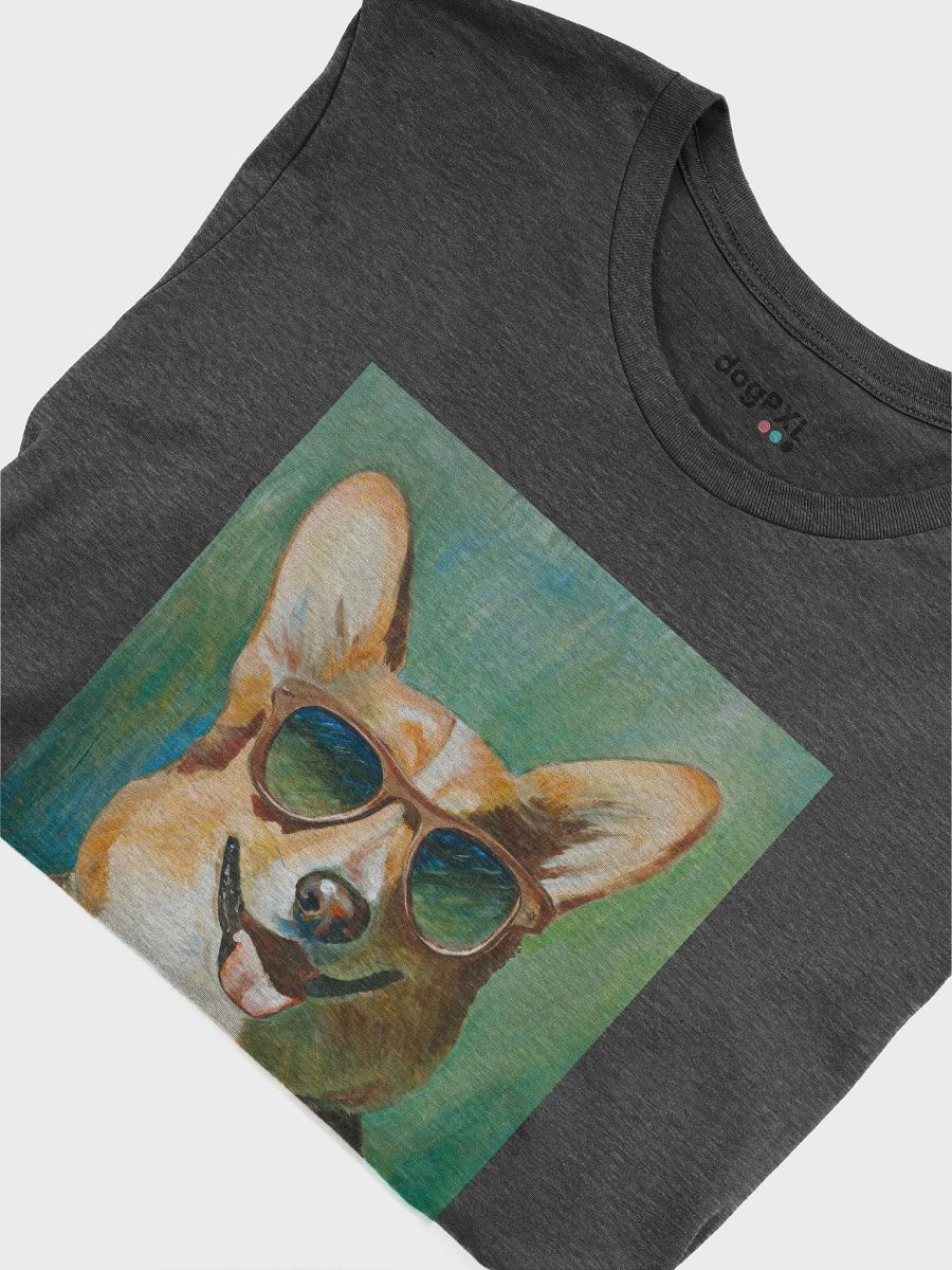 Cool Corgi Sunglasses Painting - dogPXL Artistic series T-Shirt product image (3)
