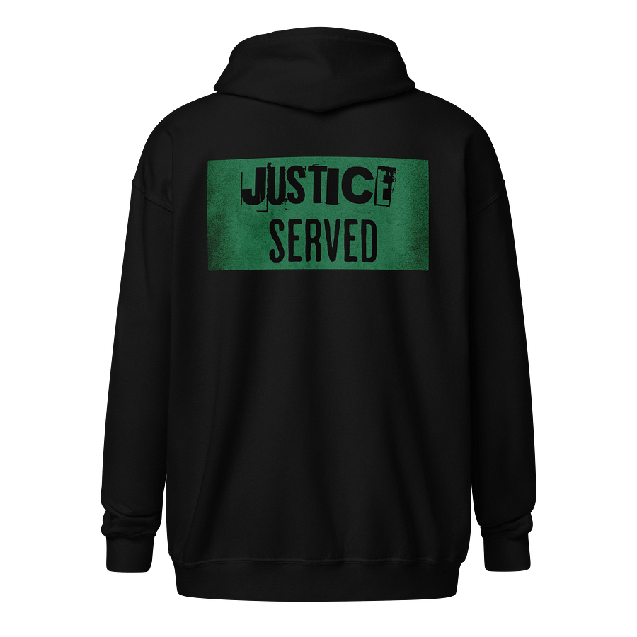 Justice Served OG Logo Zippered Hoodie UNISEX product image (1)