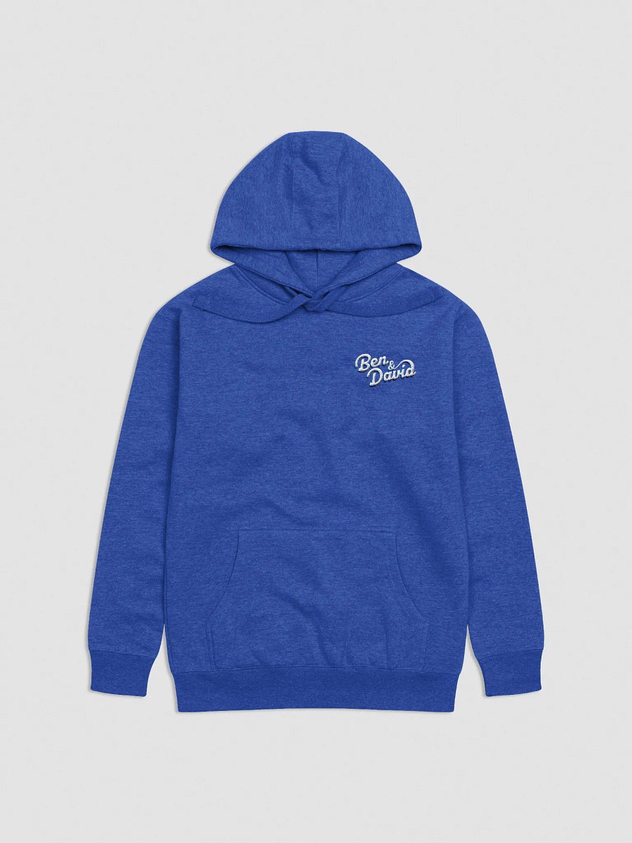 Cruise with Ben and David Logo Embroidered Unisex Hoodie - Blue product image (7)