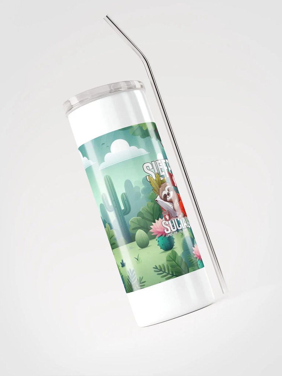 Pris- Sleepy Socialist STAINLESS STEEL TUMBLER product image (3)