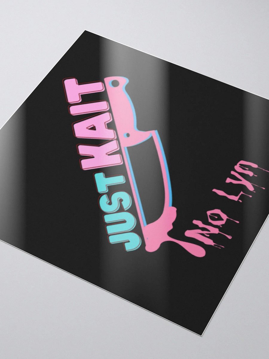 Black JustKaitNoLyn Sticker product image (3)