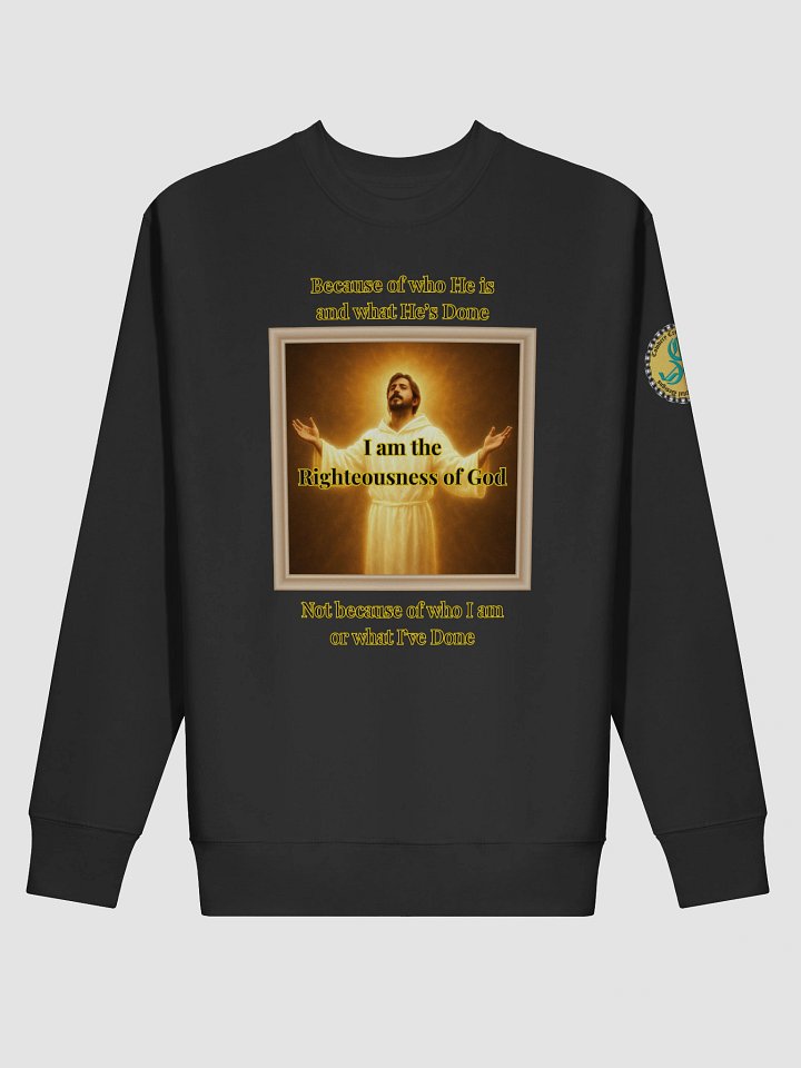 I am the Righteousness of God (Male) Cotton Heritage Premium Sweatshirt product image (2)