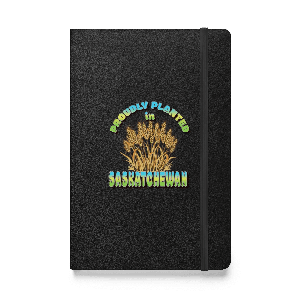 Proudly Planted In Saskatchewan Wheat Hardcover Journal product image (1)
