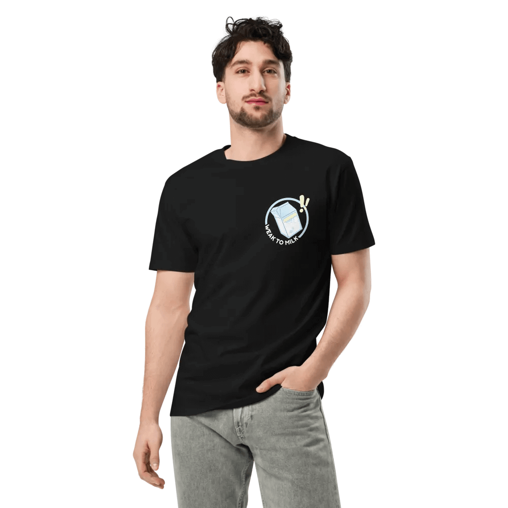 Weak To Milk Tee (Dark Mode) product image (3)