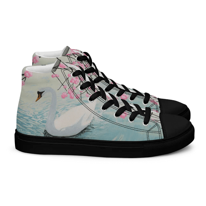 Lady Swan Retro High Top Canvas Shoes product image (2)