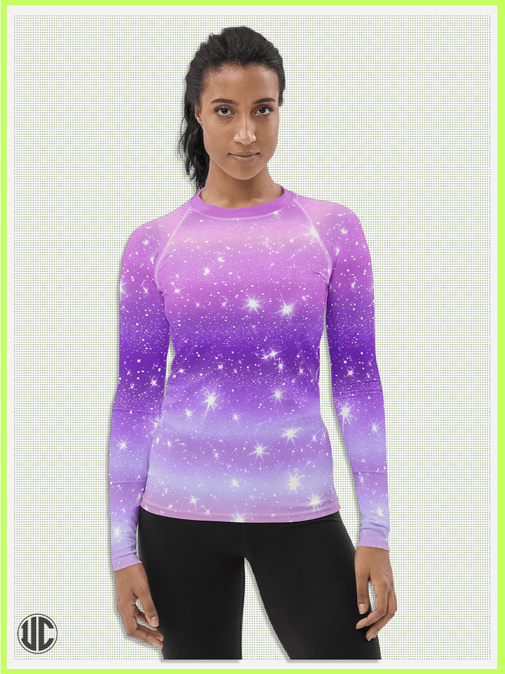 Galactic Twilight - Women's Rash Guard product image (1)