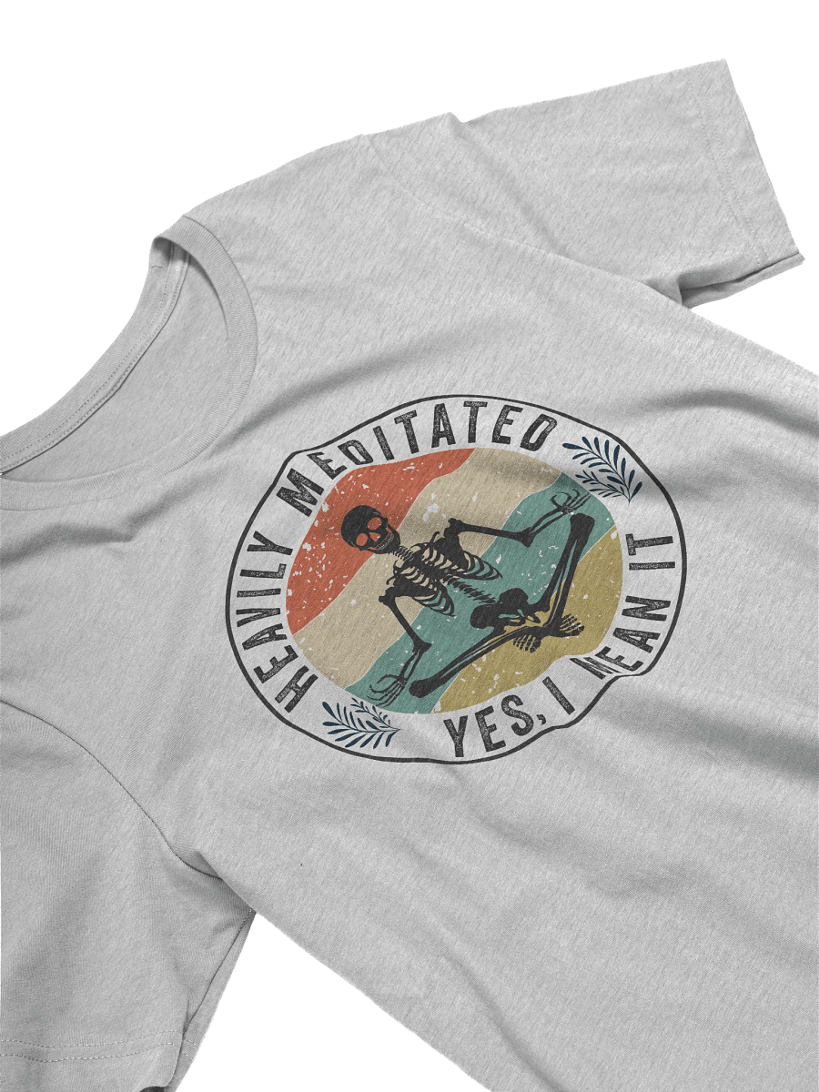 Heavily Meditated Skeleton T-Shirt product image (3)