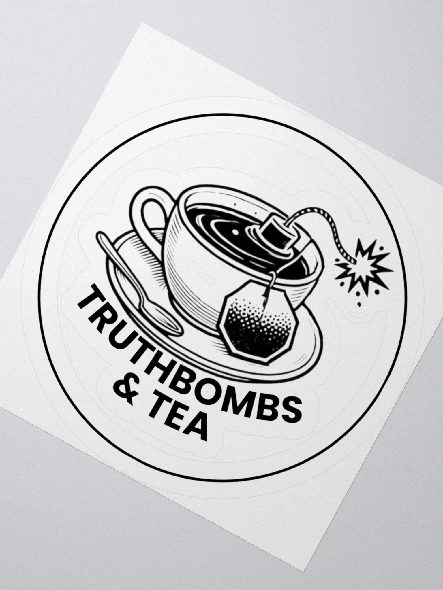 Truthbombs & Tea Official Logo Sticker product image (5)