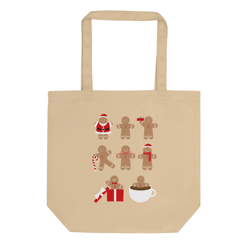 Holiday Gingerbread Man Collection Tote Bag