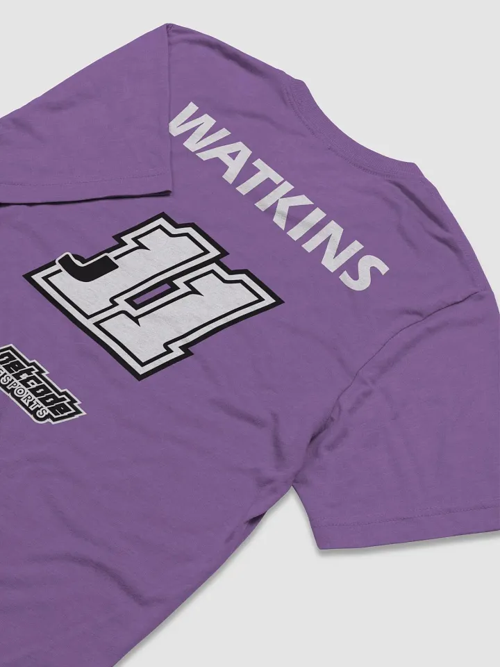 2022 Jerry Watkins #J11 Crew Tee (B&W back) product image (1)