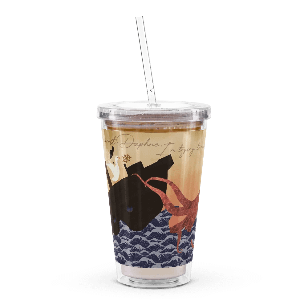 Running A Tight Shipwreck Clear Tumbler product image (8)