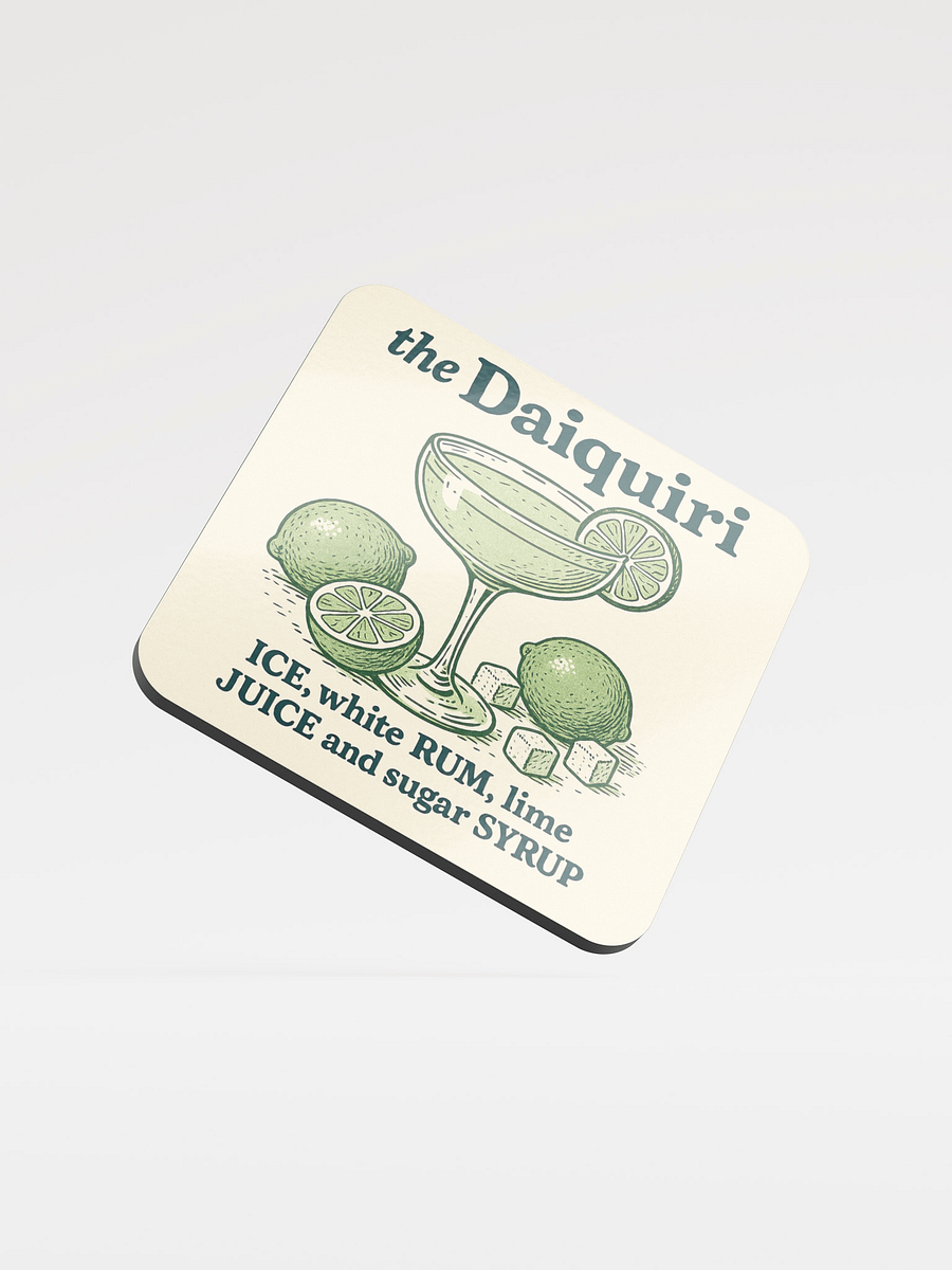 Daiquiri Cocktail Coaster – Classic Cuban Cocktail Art product image (2)