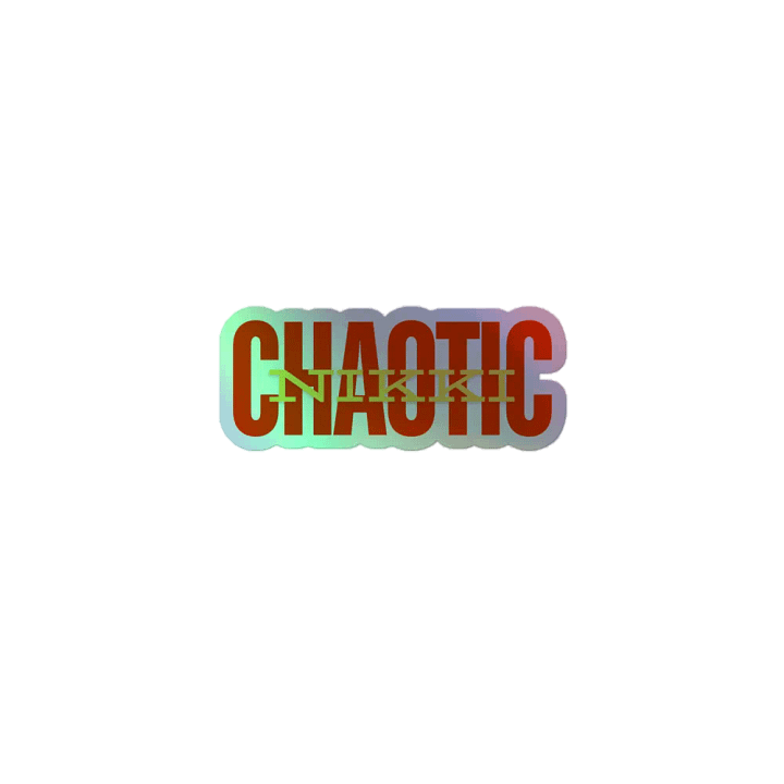 Chaotic Nikki Holographic Sticker Set product image (1)