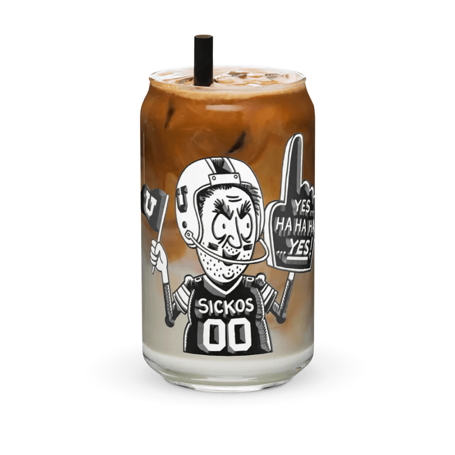 Sickos #1 Fan Beveled 16oz Glass product image (36)