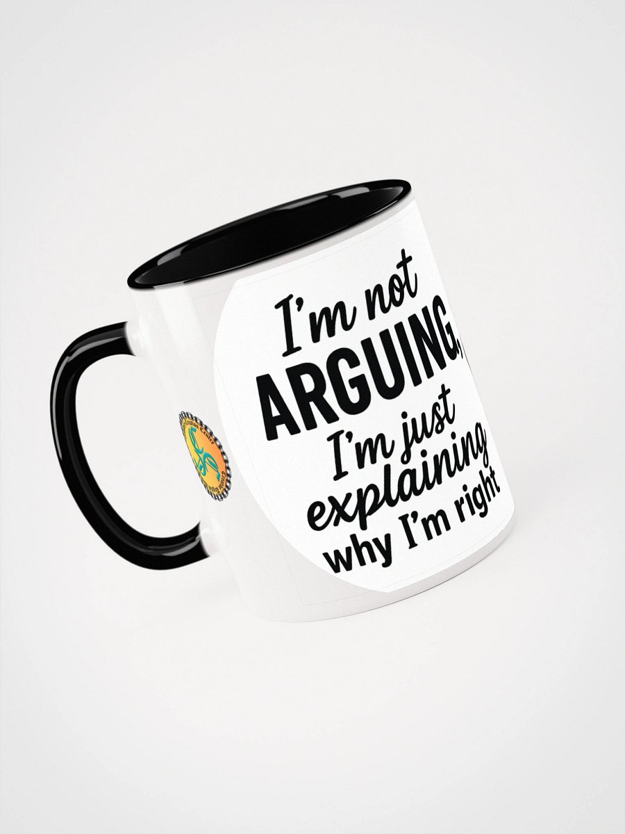 I'm not Arguing (Female) 2-Tone Ceramic Mug product image (33)