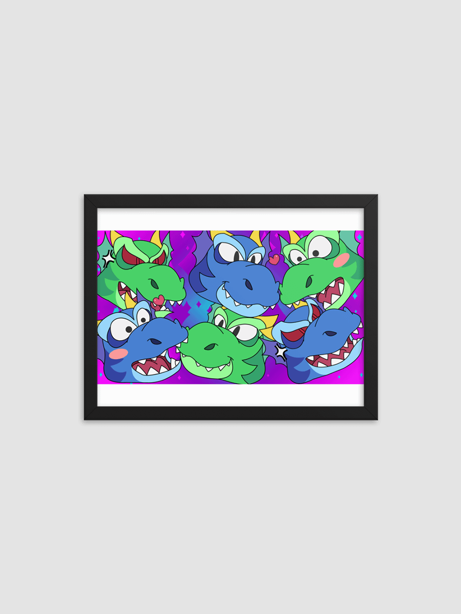 Lots of Dragons Enhanced Matte Paper Framed Poster product image (5)