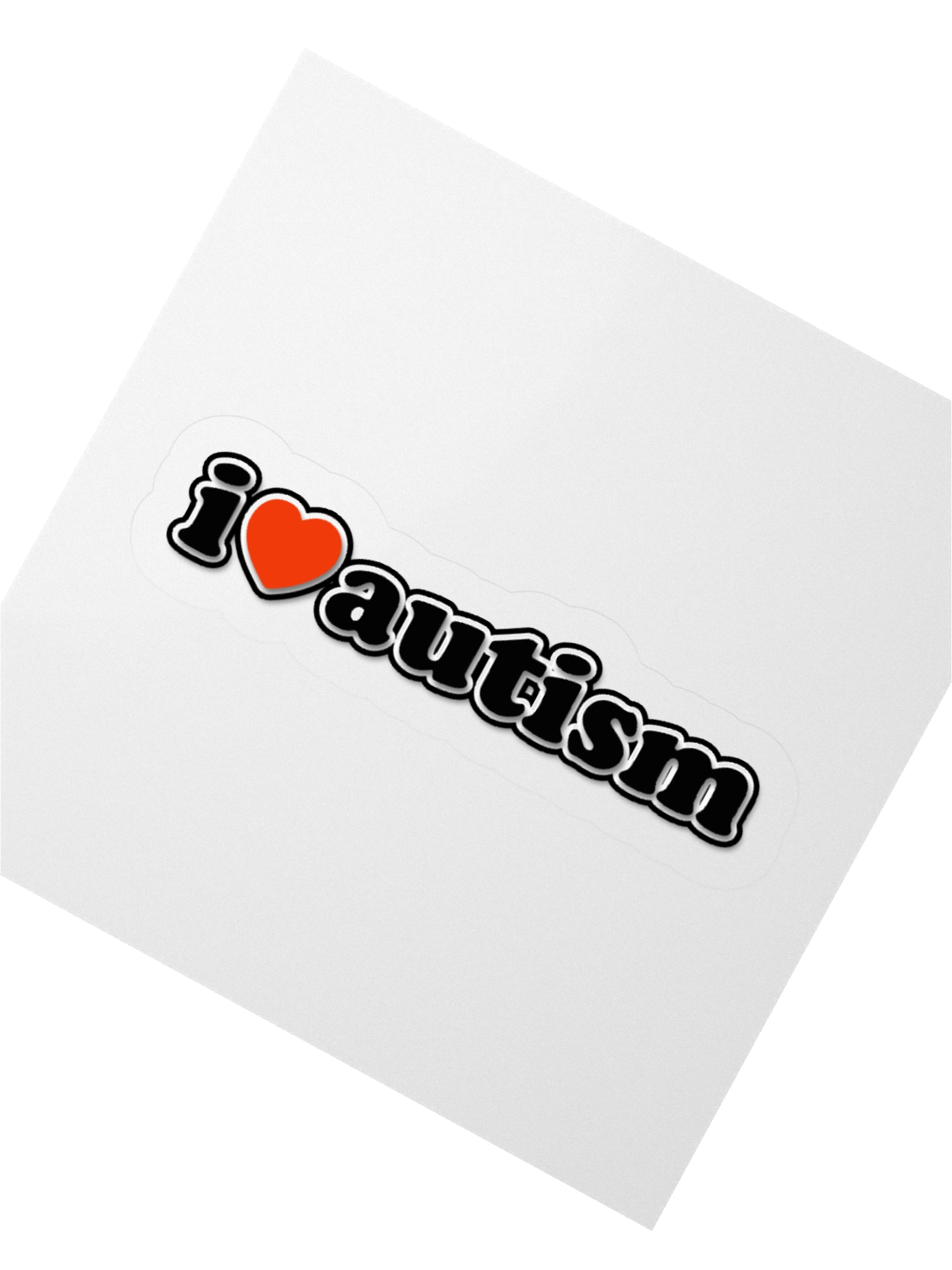 I Heart Autism Sticker product image (2)