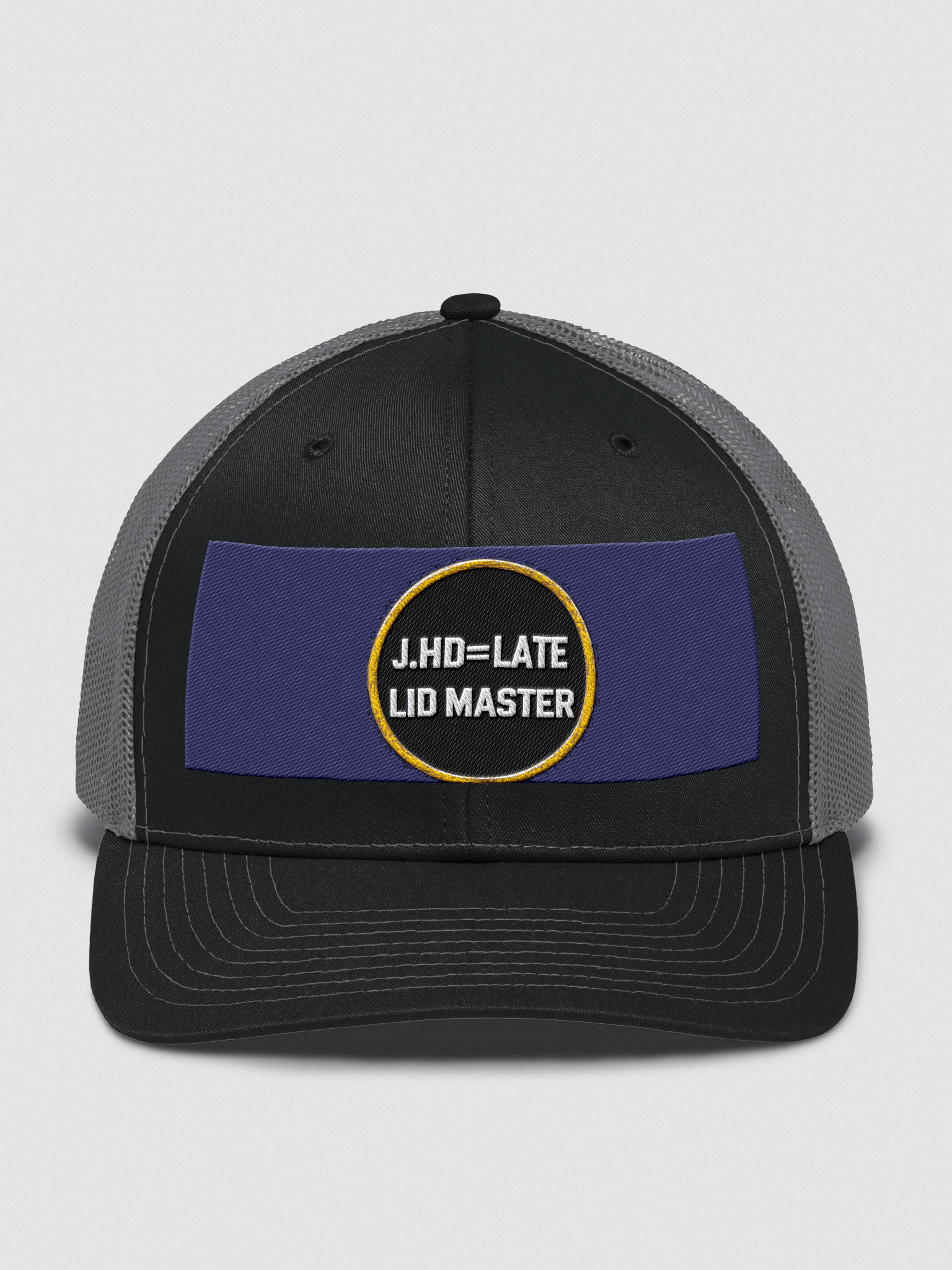 J.HD=LATE LID MASTER Snapback Trucker Hat product image (1)