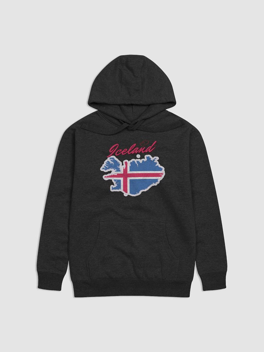 Iceland Flag Map Unisex Premium Hoodie product image (5)