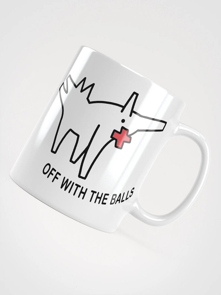 Off With The Balls White Mug product image (4)