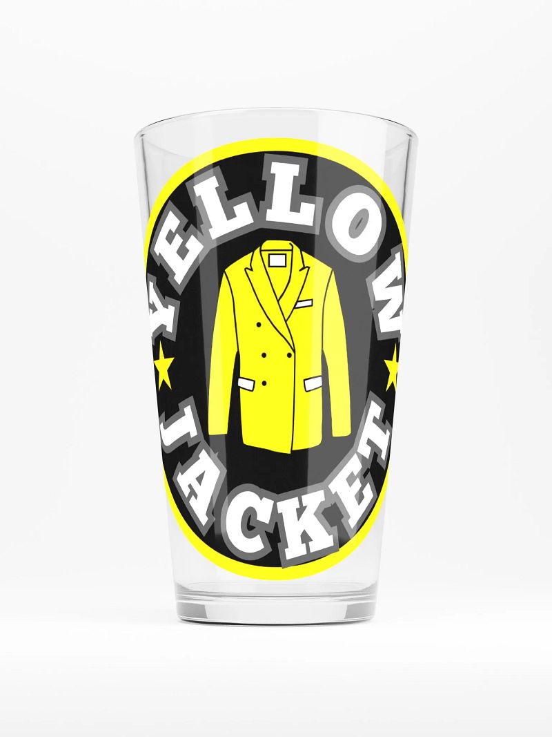 Drinking glass - Yellow Jacket Logo