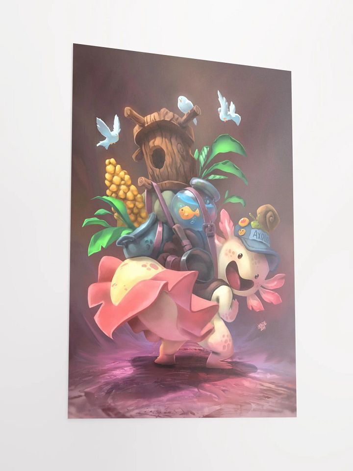 Axolotl Adventurer - Print product image (6)