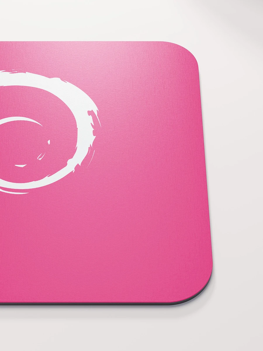 Mouse Pad with Debian Swirl (Red Version) product image (6)