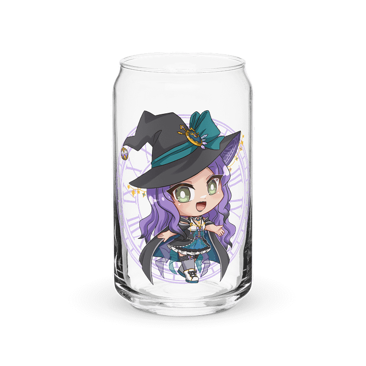 "Debut Chibi" Constellation Sorceress Starfire Glass (Optional Lid & Straw) product image (1)