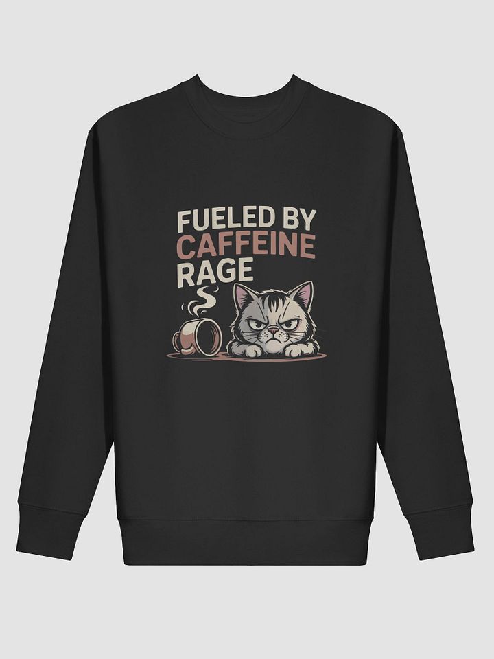 Caffeine Rage Cat Premium Sweatshirt product image (2)