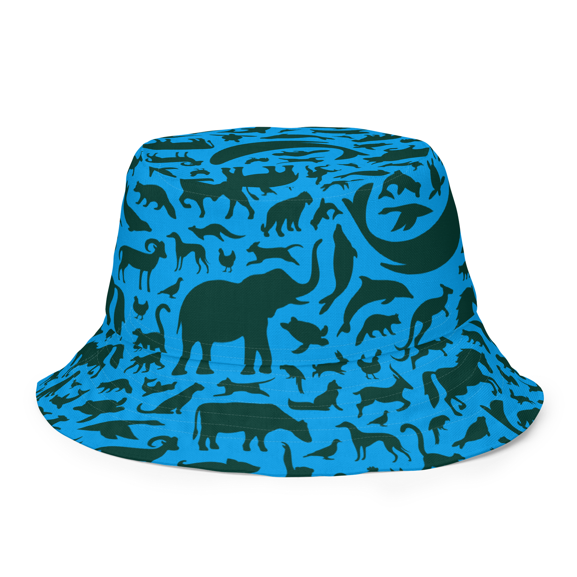 Reversible bucket hat with Animal Print product image (8)